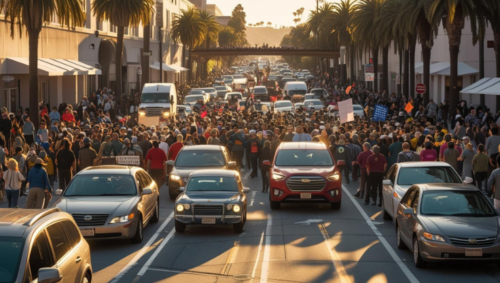 Violent street takeovers in Riverside County, Ca.