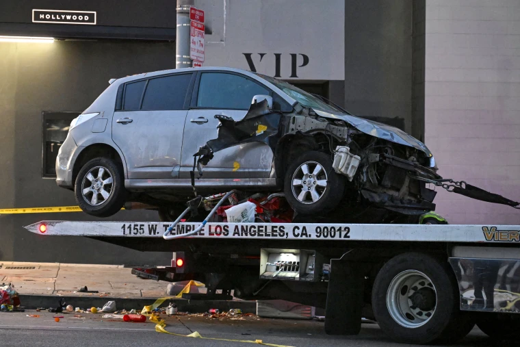 Car Plows into Crowd at L.A. Night Club, Driver Shot