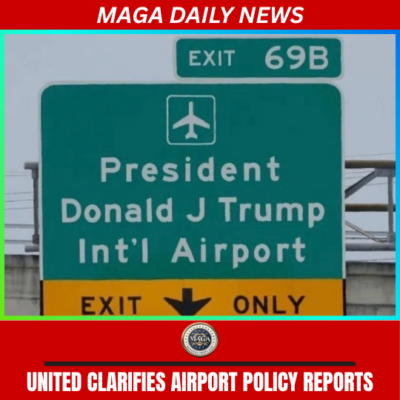 United clarifies Trump Airport flight change reports