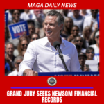 California Gov. Gavin Newsom pictured as federal grand jury seeks financial and travel records.