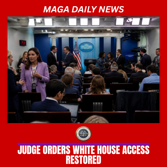 Federal judge orders White House press access restored.