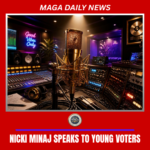 Nicki Minaj discusses the upcoming 2026 midterm elections during an interview with Lara Trump.