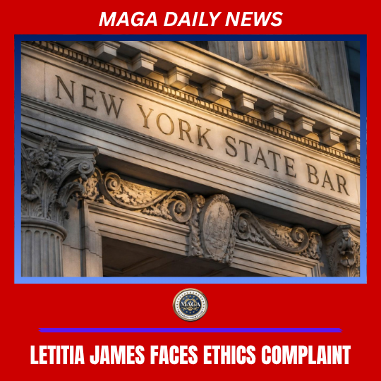 Letitia James faces an ethics complaint over her social media comments.