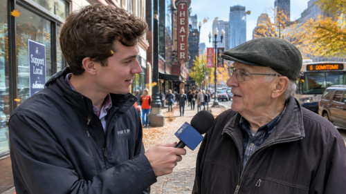 Journalist Nick Shirley receives $10,000 check for exposing fraud in Minnesota.